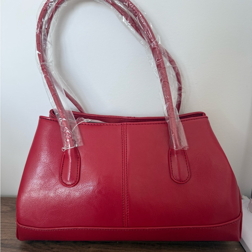 No-brand Red Women's Shoulder Bag